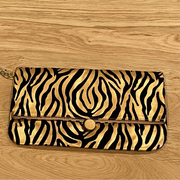 Golden Zebra Clutch - Picture 1 of 6